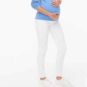 J Crew White Maternity Jean in Signature Stretch